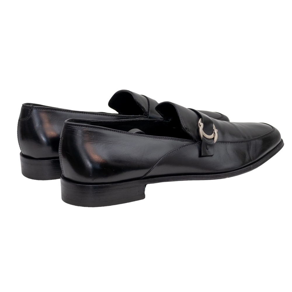 Vintage Salvatore Ferragamo Studio Black Horsebit Loafers Dress Shoes US 11 D - Picture 3 of 16